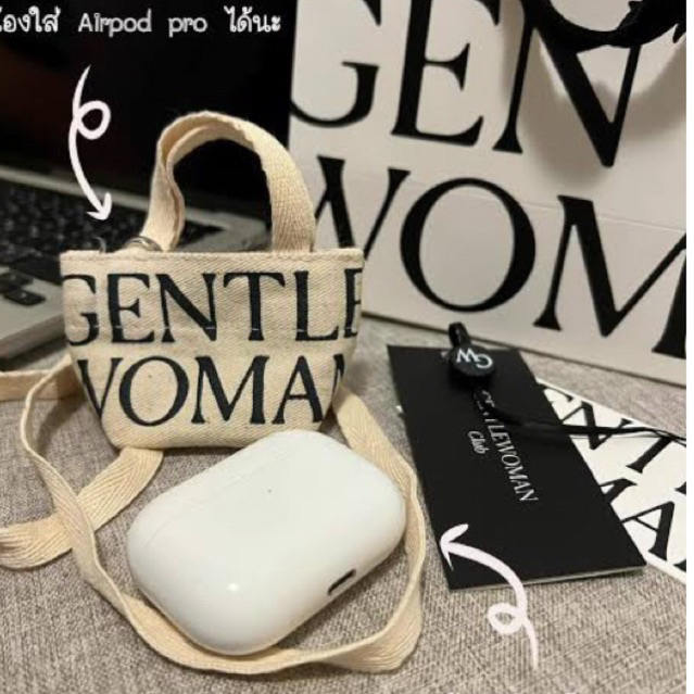 Gentlewoman Tiny Airpods Bag/กระเป๋าแฟชั่นมินิ/กระเป๋าสตางค์ใส่เหรียญ Gentlewoman Mini Wallet