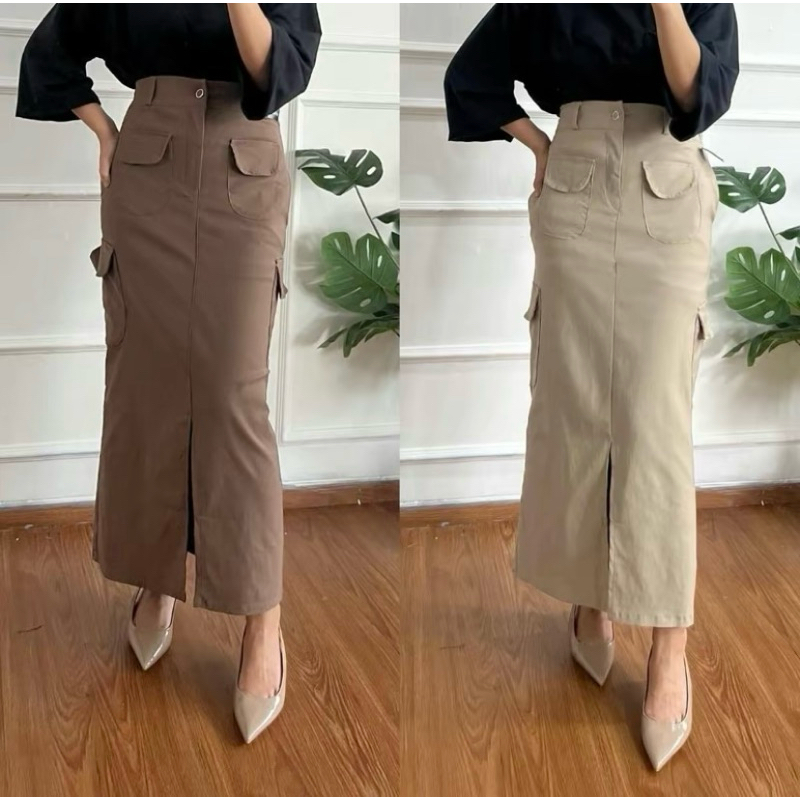 กระโปรง Pamela CARGO DRILL