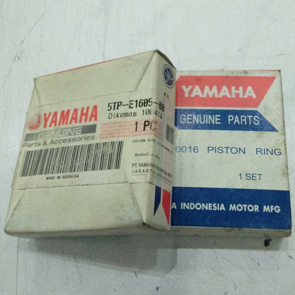 PISTON RING SET (0.50MM O/S) / RING PISTON SEHER OVERSIZE 50 - JUPITER Z / VEGA R NEW (5TP-E1605-00)