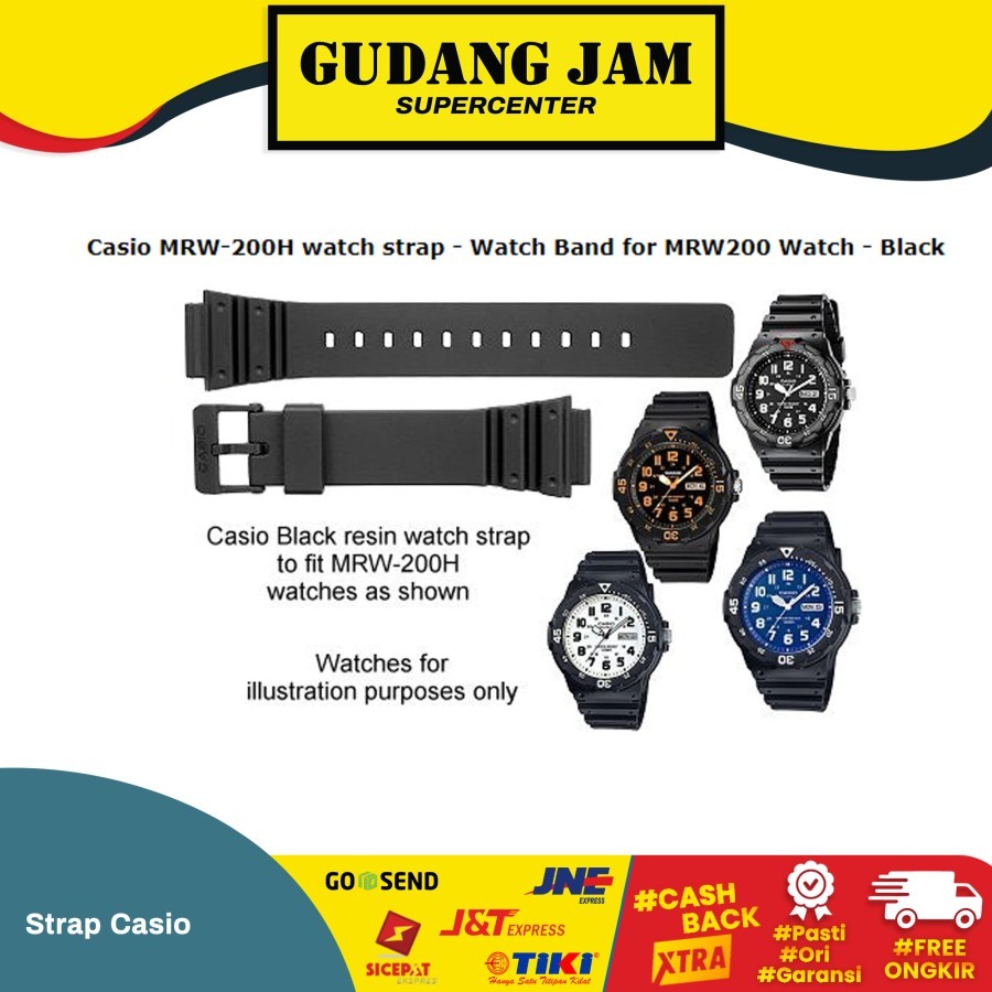 Casio MRW200H MRW-200H MRW200 MWC-100H MWC100H สายเดิม