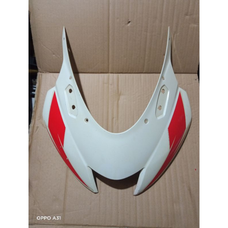 ฝาครอบแฟริ่งชิวหน้า GSX R 150 สีขาว ORIGINAL