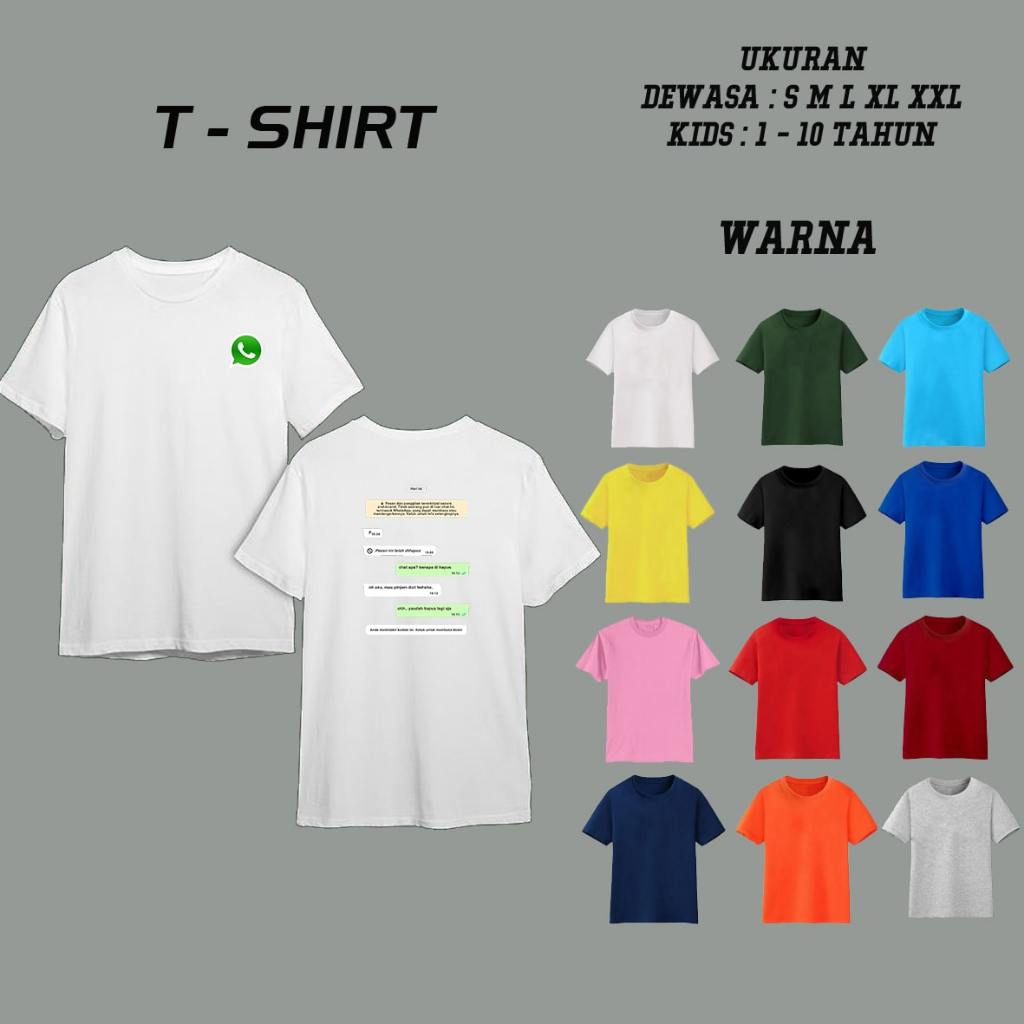 C03144 UNIQUE WORDS T-SHIRT CHAT WA / TREND WORDS T-SHIRT / SINDIRAN WORDS T-SHIRT / BIRTHDAY T-SHIR