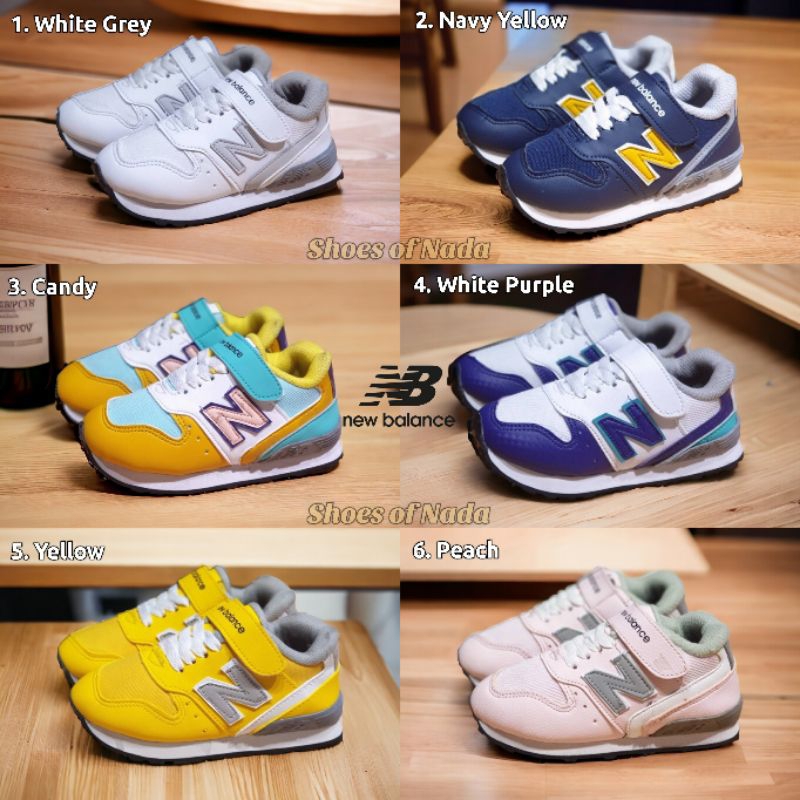 NEW BALANCE รองเท้านิวบาลานซ์สําหรับเด็กชายและเด็กหญิงนําเข้ารองเท้าผ้าใบคุณภาพ