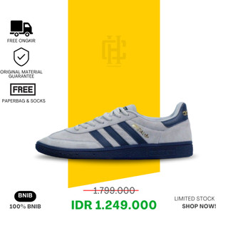 Sepatu  Handball Spezial Grey Navy 100% BNIB Authentic