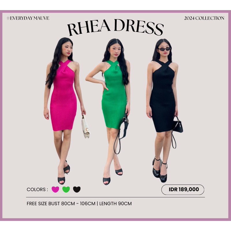 Mauve] RUEA DRESS | ชุดเดรสผู้หญิง