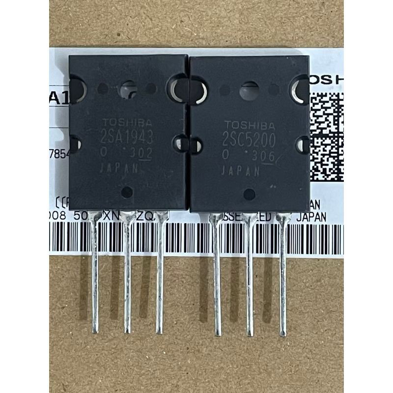 Toshiba ทรานซิสเตอร์ 2SA1943 2SC5200 / A1943 C5200 ORIGINAL JAPAN