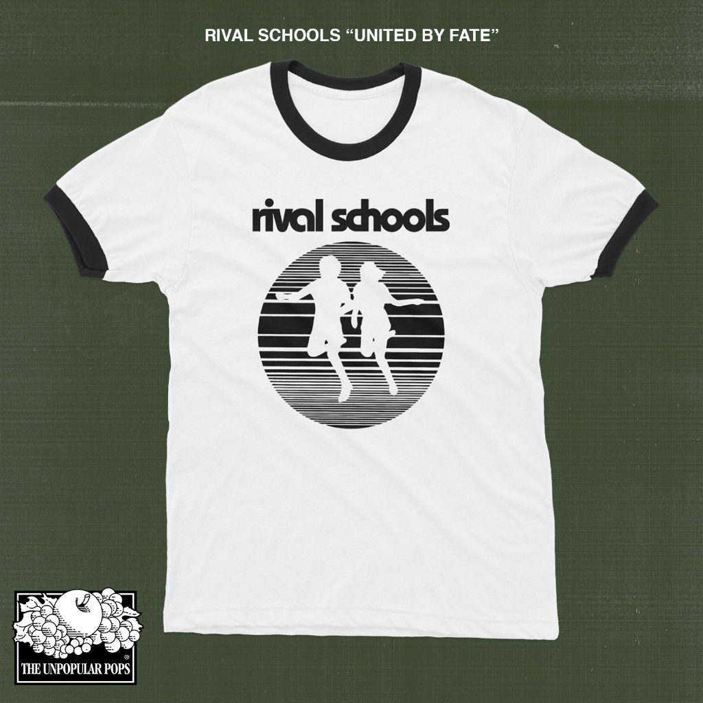 Kaos เสื้อยืด พิมพ์ลายวง RIVAL SCHOOLS - United By Fate Ringer Tee