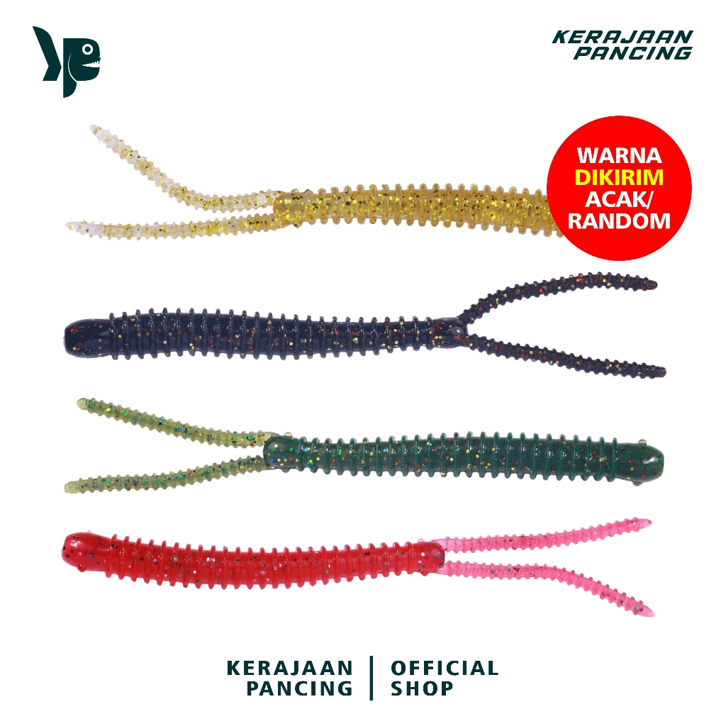 Fishing Kingdom - SO-136 เหยื่อ, 6 ชิ้น/แพ็ค, เหยื่อตกปลาหางสาขา 13.5 ซม./3.9g