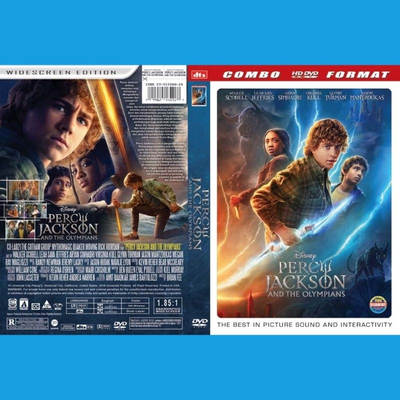 Dvd PERCY JACKSON AND THE OLYMPIANS 2024