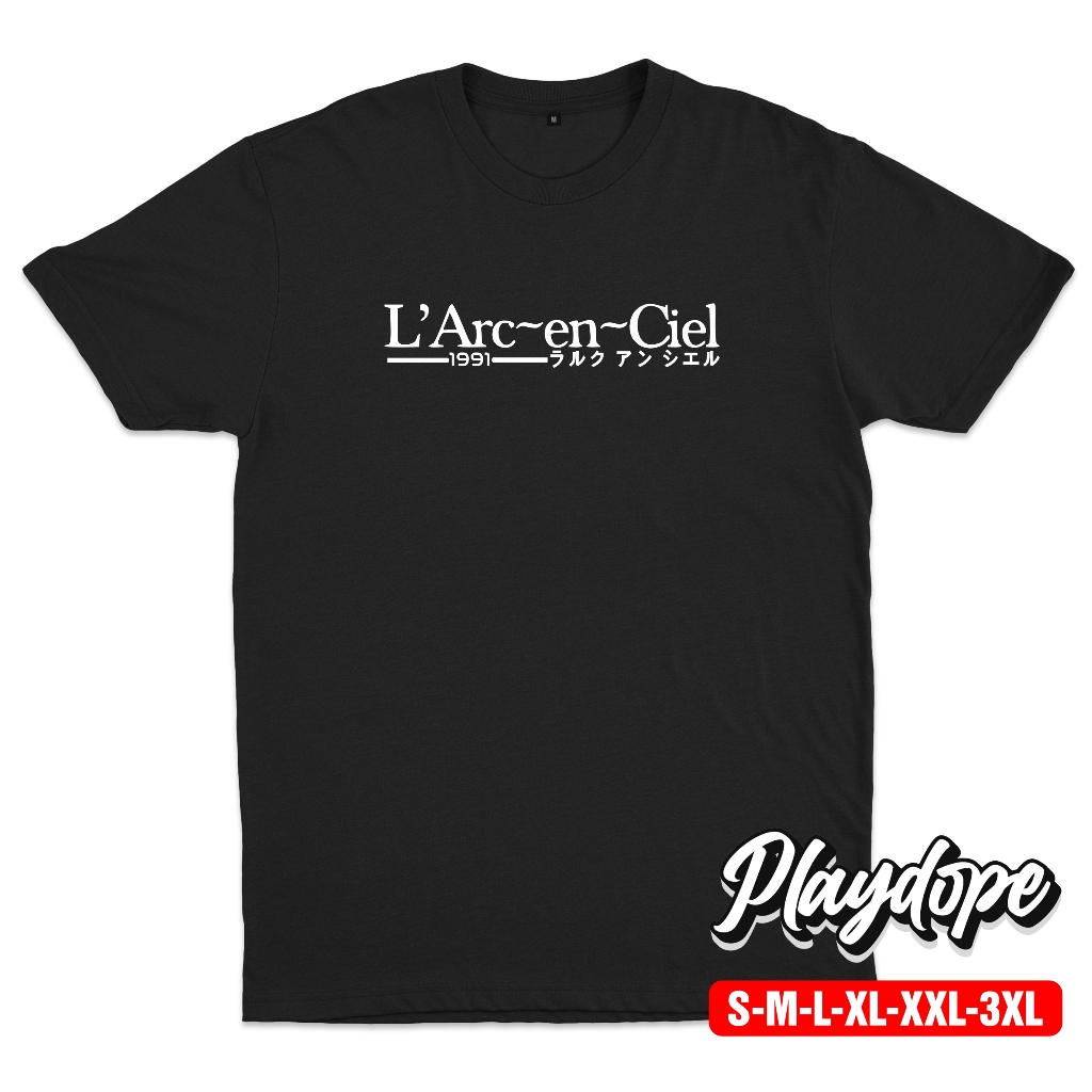 Playdope เสื ้ อยืด Band L 'ARC ~EN ~CIEL L ARC EN CIEL LARUKU JROCK Band ญี ่ ปุ ่ น