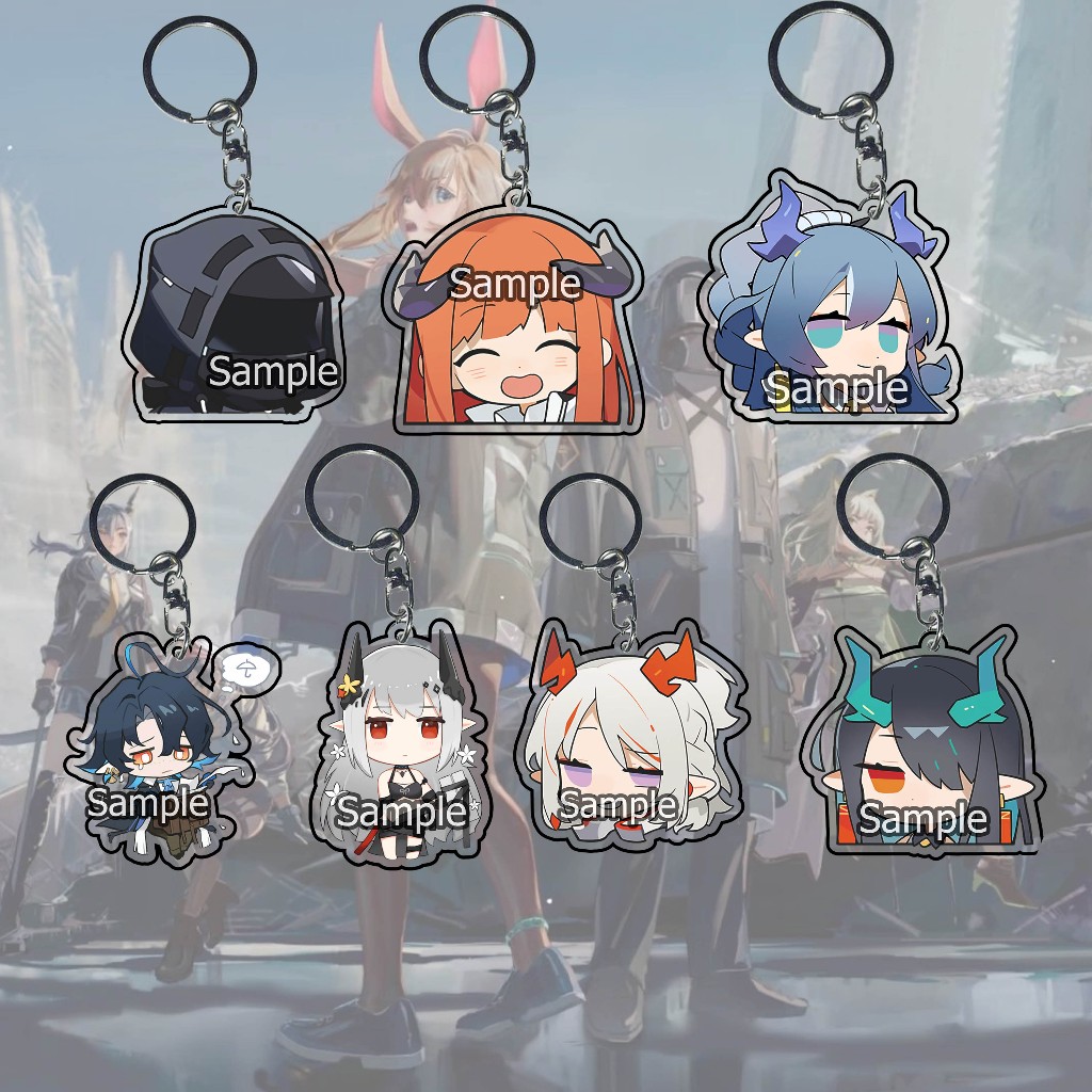 GANTUNGAN Arknights พวงกุญแจส่วนหนึ่ง 01 - พวงกุญแจ - พวงกุญแจ - ของที่ระลึก - อะนิเมะ