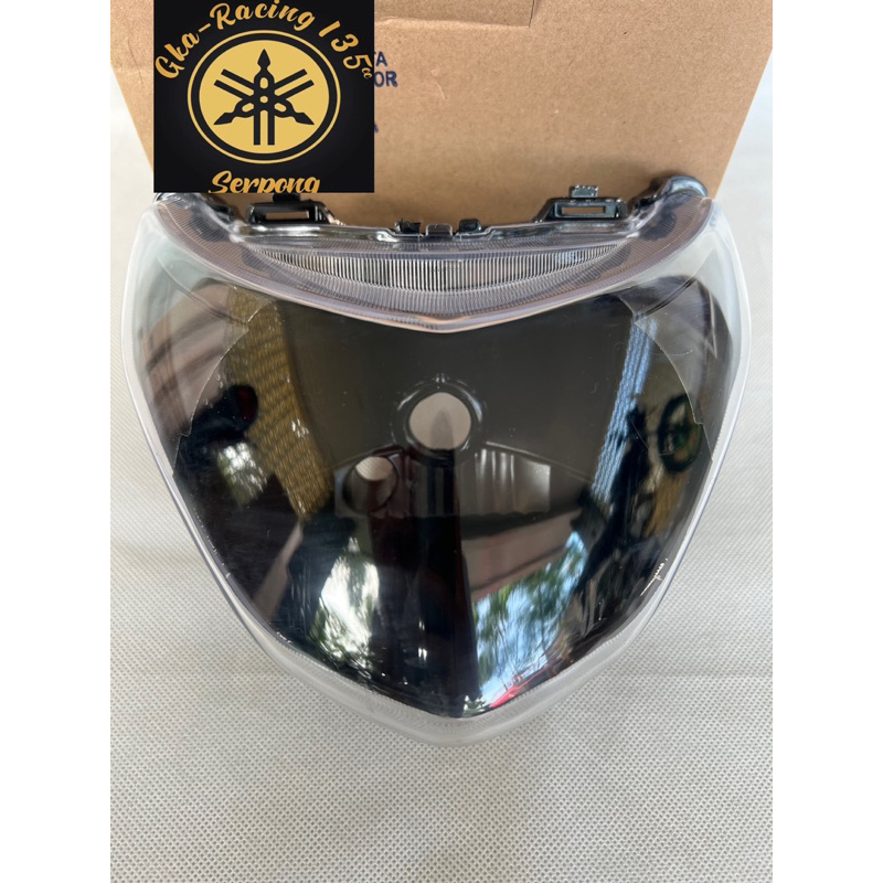 NEW 125 BLACK SMOKE HEADLIGHT REFLECTTOR คุณภาพดี A1