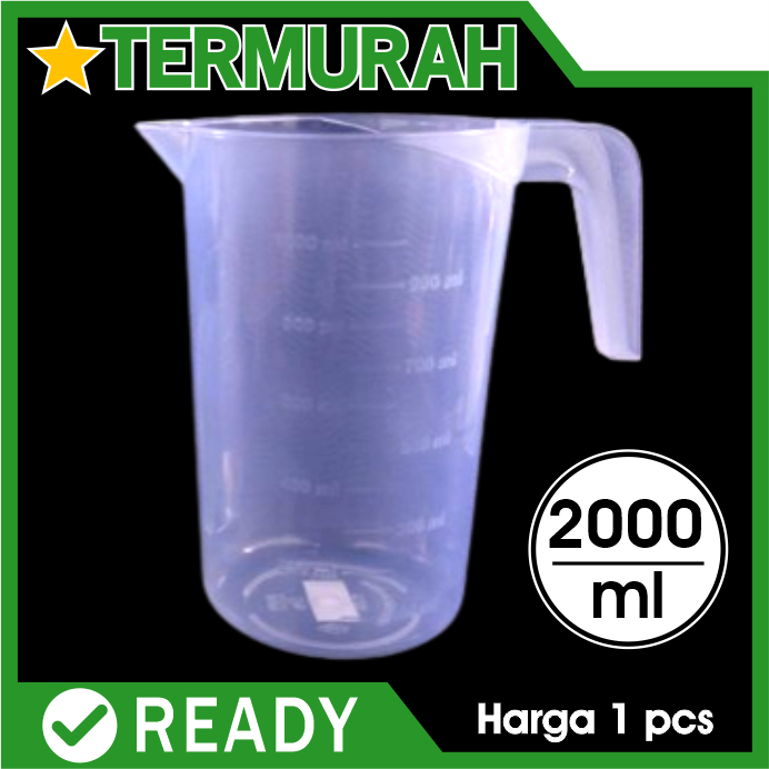ถ้วยตวงพลาสติก 2000ml 2000 ml 2L 2L 2L ใส