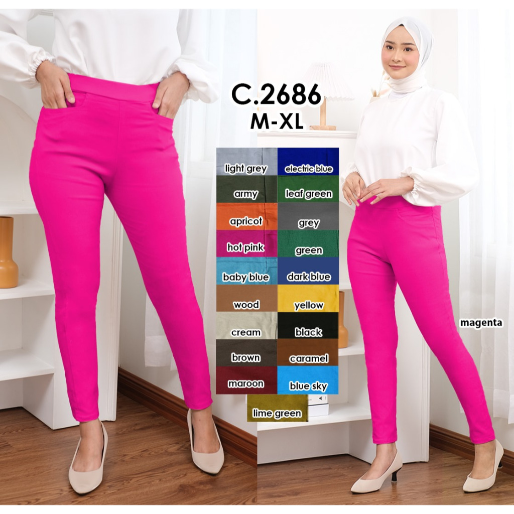 [2026 เป็นทางการ] กางเกงทํางานผู้หญิง 2686