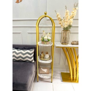 RAK SUDUT MINIMALIS GOLD R