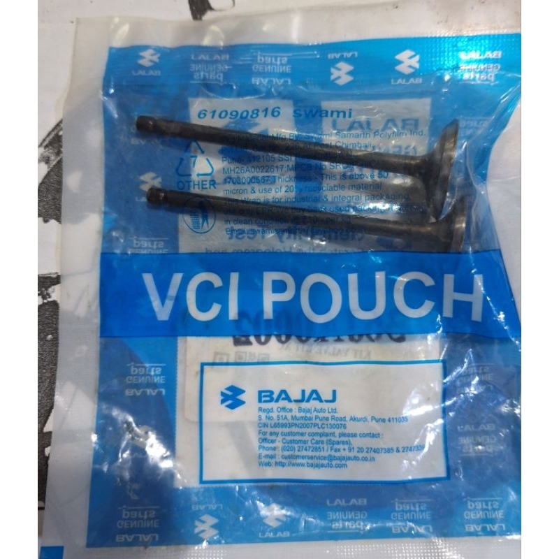 ชุดวาล์ว BAJAJ PULSAR 125 XCD ดั้งเดิม