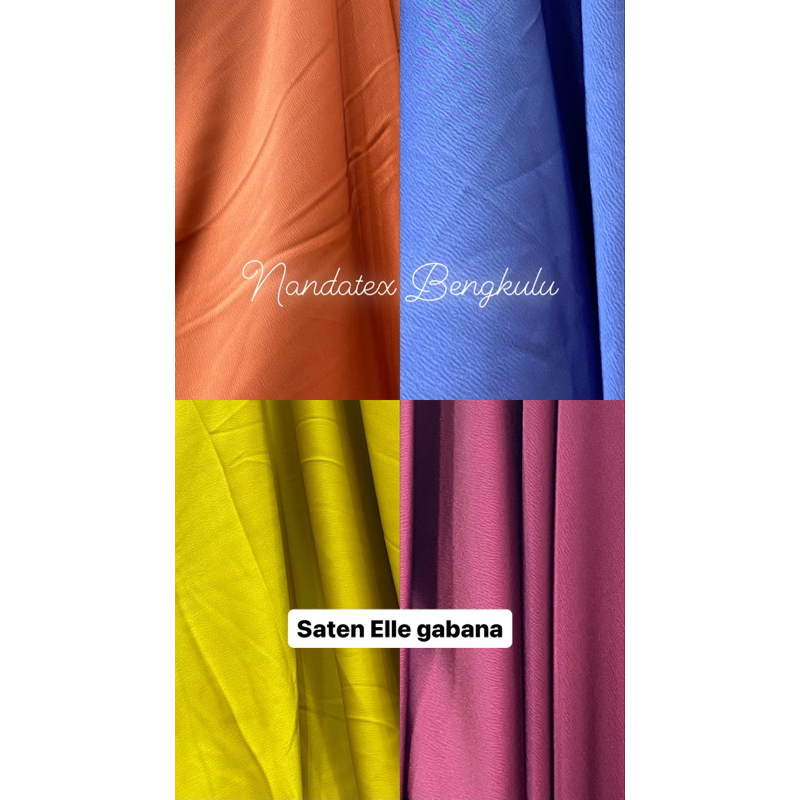 Elle Gabana Premium Sateen วัสดุเครื่องแบบเพื่อนเจ้าสาว