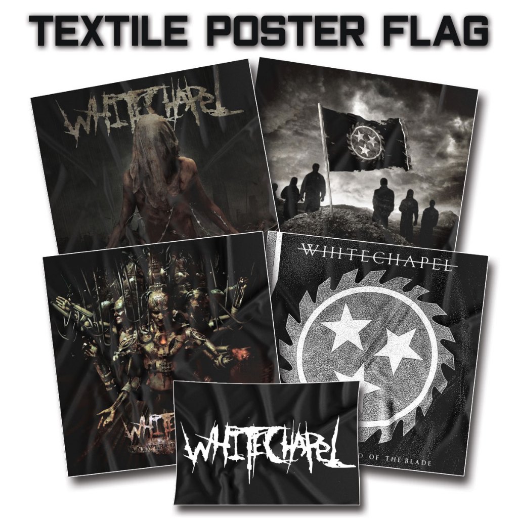 Whitechapel - ธงสิ่งทอ / ธงวง / โปสเตอร์ผ้า / Walldecor / ฉากหลัง