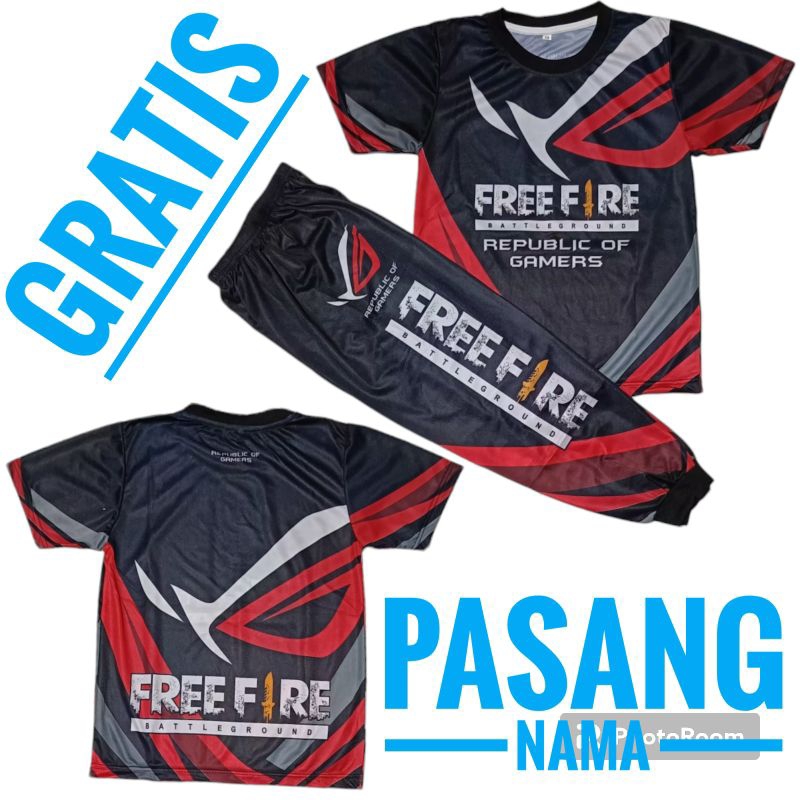 FREEFIRE GAMING CLOTHES SET/KIDS MOTORCROSS CLOTHES SET