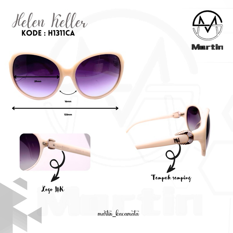 Helen Keller / Women& 39;s Travel Glasses / แว่นกันแดด / H1311CA