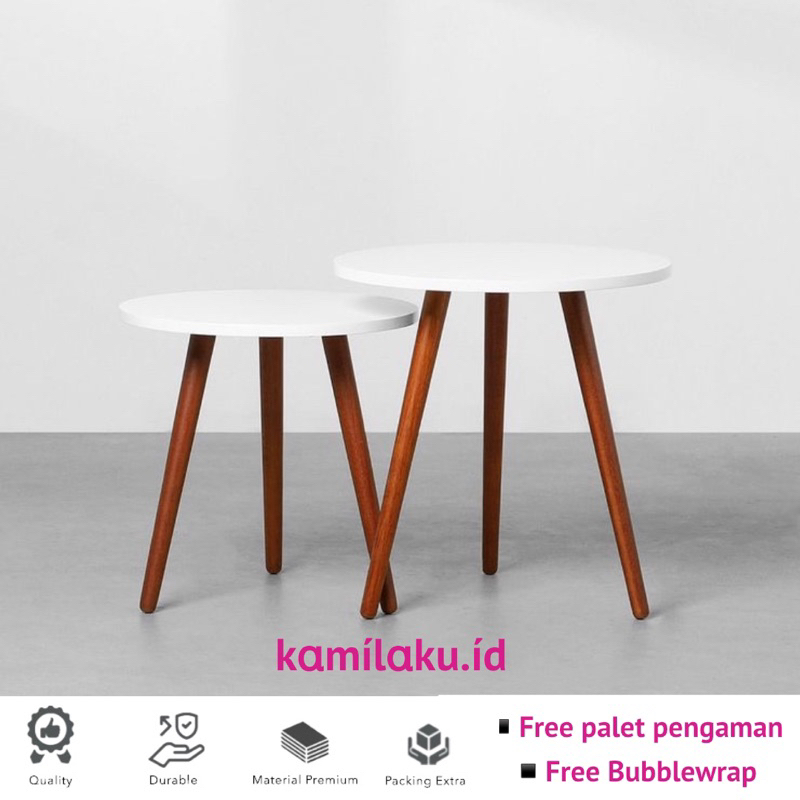 ASTHETIC ROUND TABLE MINIMALIST ROUND TABLE Kamilaku.id