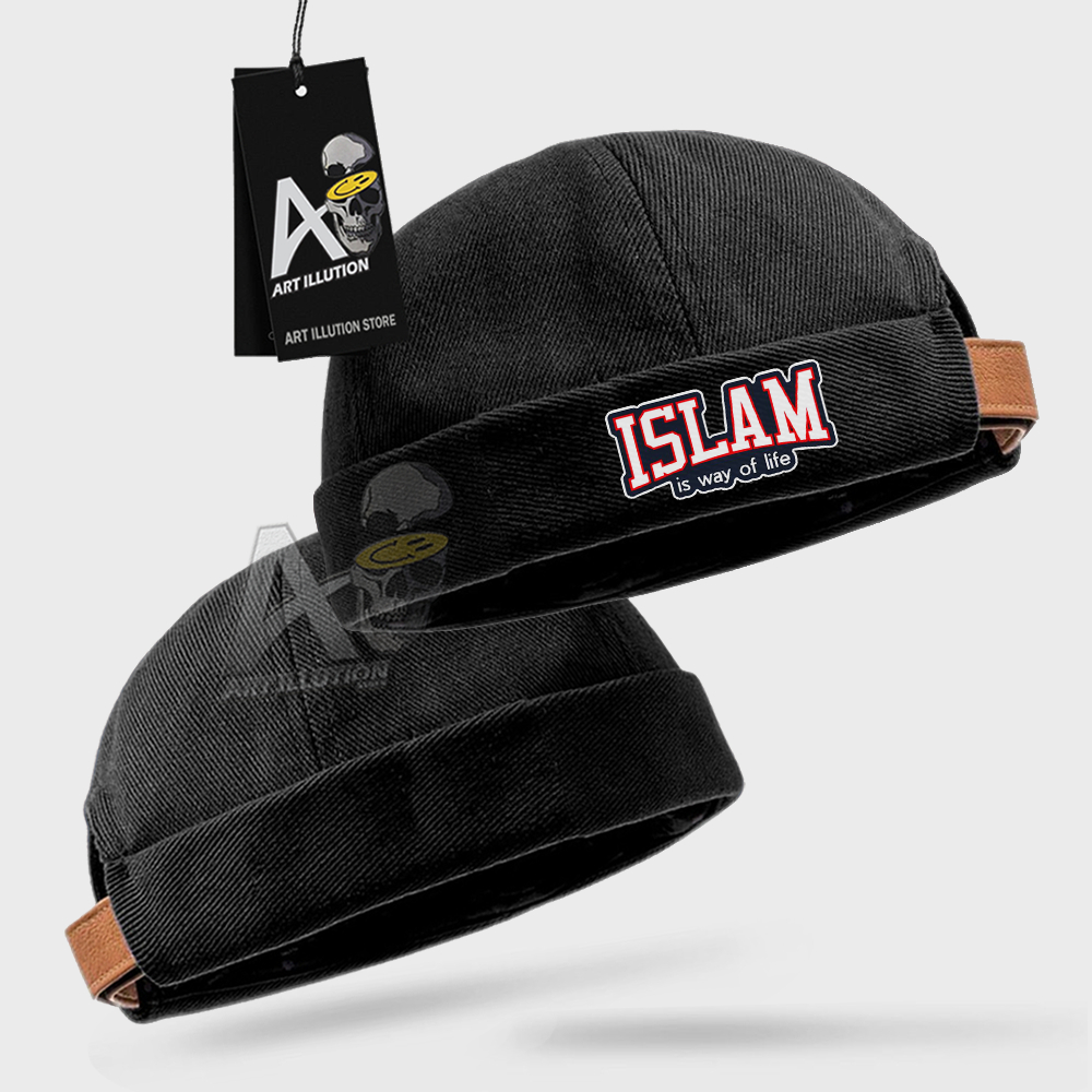 Miki HAT HAT/หมวกอิสลาม is Way Of Life ล่าสุด MUSLIM LOGO MODEL MIKI HAT PREMIUM