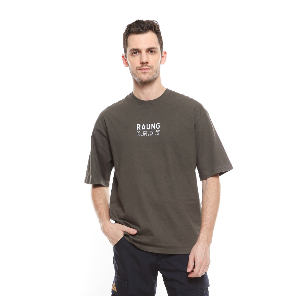 RAUNG - MMXV Oversize 1.0 T-Shirt - MMXV Oversize 1.0 T-Shirt - Cotton Japan Aloe Tech