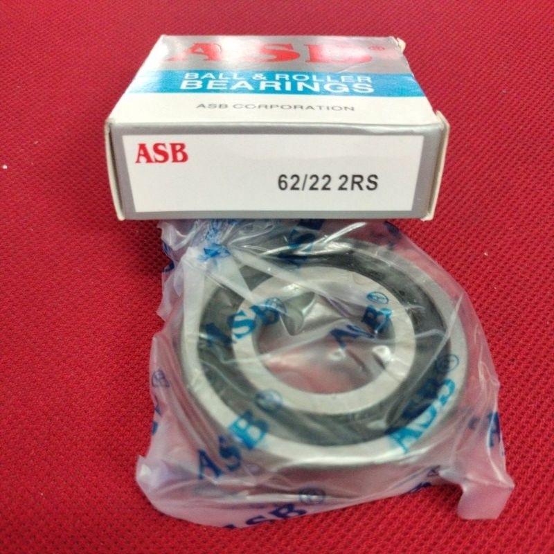 MINIMAL Bearing 62/22 2RS ยี่ห้อ ASB (ซื้อขั้นต่ํา 2 ชิ้น)