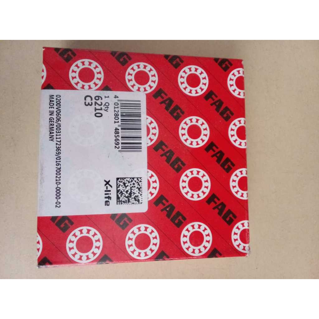 BEARING FAG 6210 C3/ BEARING 6210 เปิด