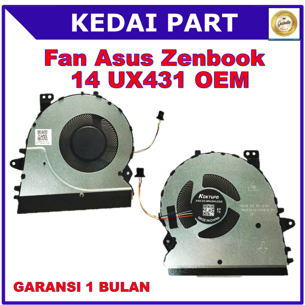 พัดลม Asus Zenbook 14ux431 UX431DA UM431D BX431 S431 F OEM