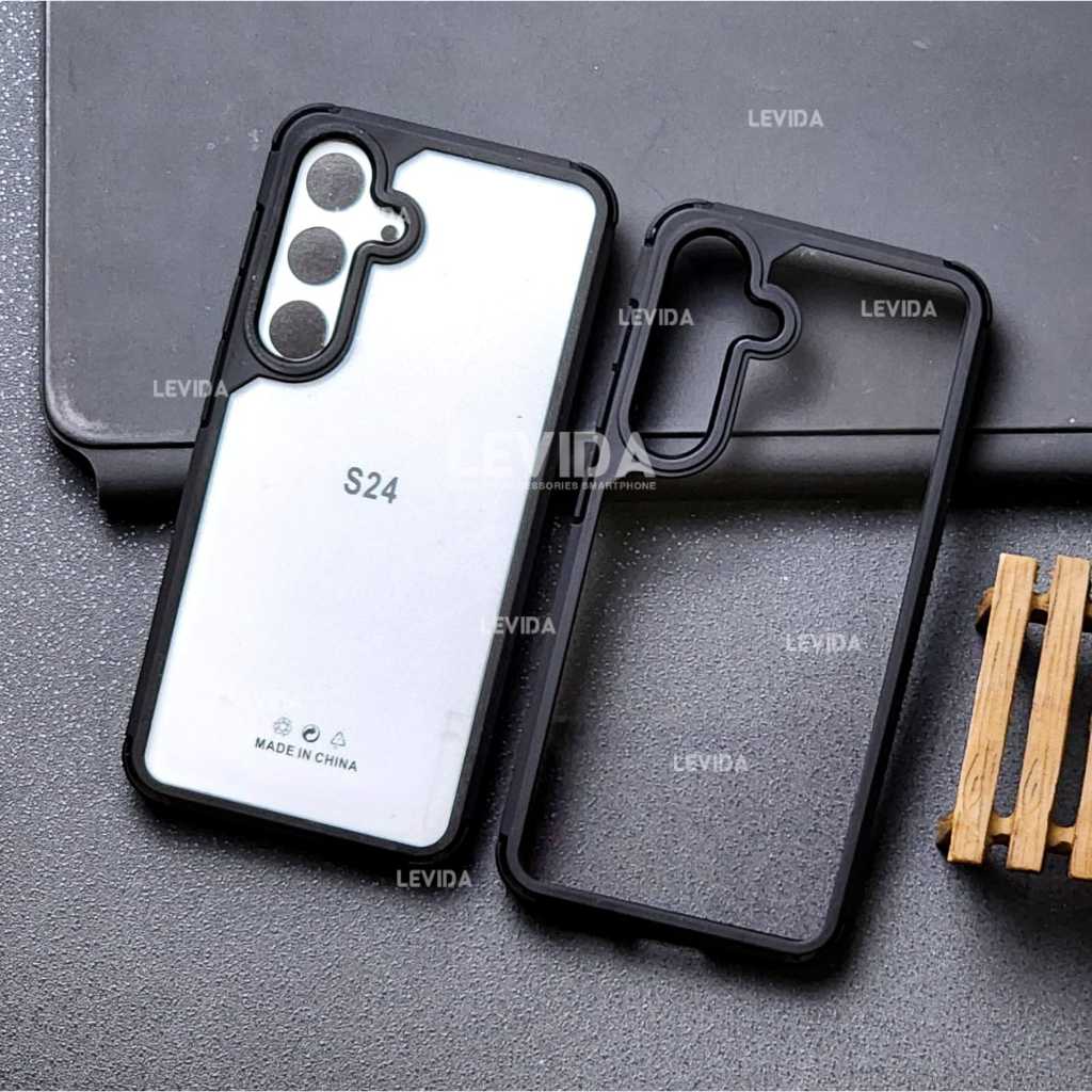 Samsung S24 Samsung S24 Plus Samsung S24 Ultra Case Crystal Transparent / Case Hybrid กันกระแทก Clea