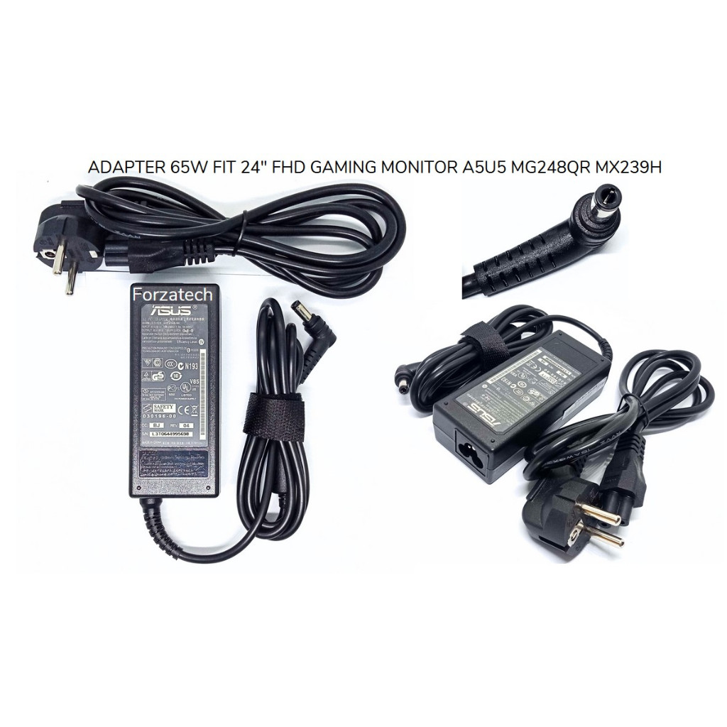 65W Fit 24′′ FHD Gaming Monitor Adapter A5U5 MG248QR MX239H ใหม่พร้อมรับประกัน 3 เดือน