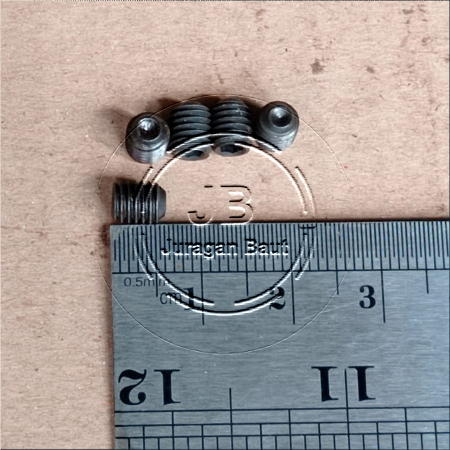 M5X6 L SOCKET SET SCREW M5 X 6 LENGTH 6MM 5 X 6 BLACK STEEL 8 BOLT L KEY 2.5 BOLT