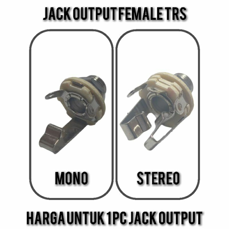 Socket Jack female mono / stereo output guitar bass ไม่ใช่ switchcraft