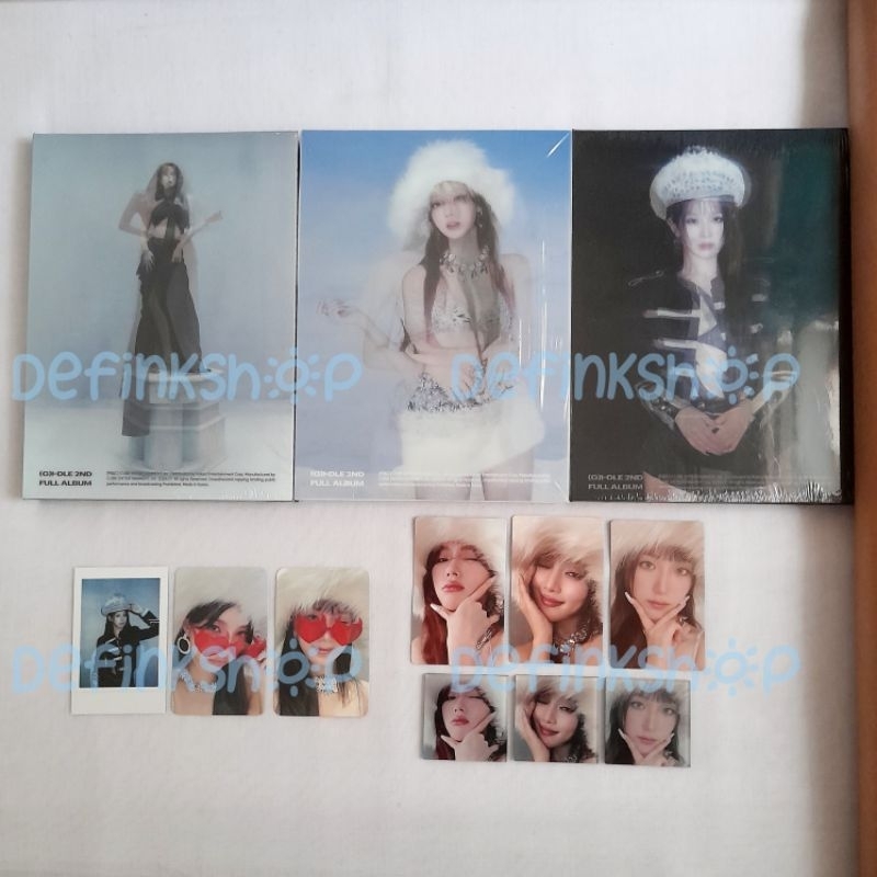 2nd อัลบั้มเต็ม (G)I-DLE Gidle - 2 ver 0 1 2 Jewel Pochabum Poca ver ปิดผนึก + โปสเตอร์ม้วน POB Web 