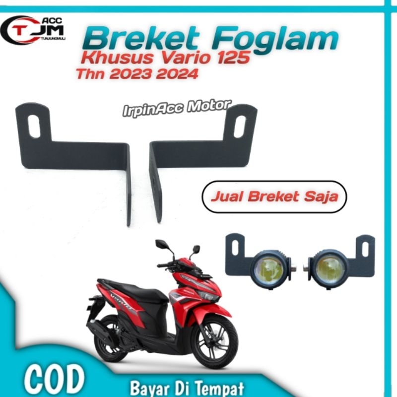 Vario 125 ใหม่ V2 Foglam Breket bracket D2 แสงเลเซอร์ mount bracket/2pc ไฟยิง L V2 Breket