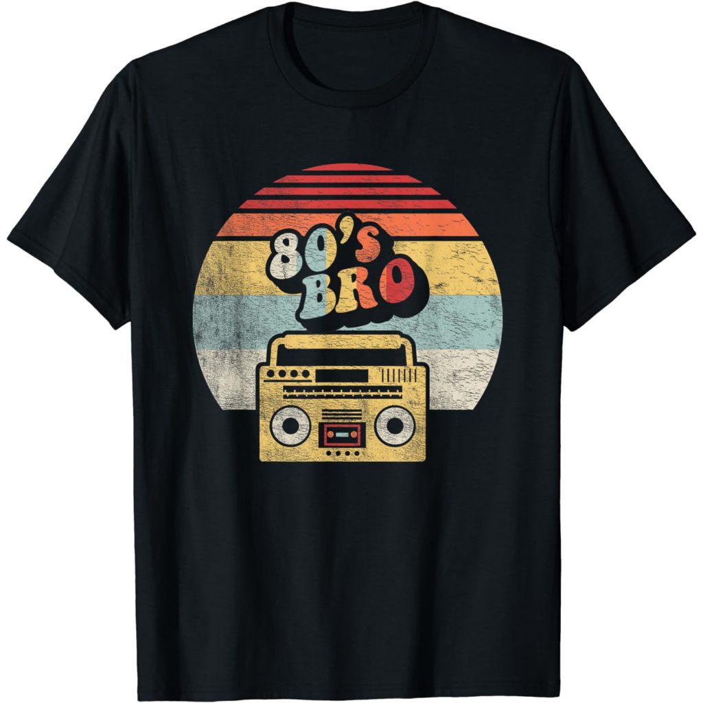 This Is My 80s Bro Shirt Retro Vintage 80s 90s Party เสื้อยืด