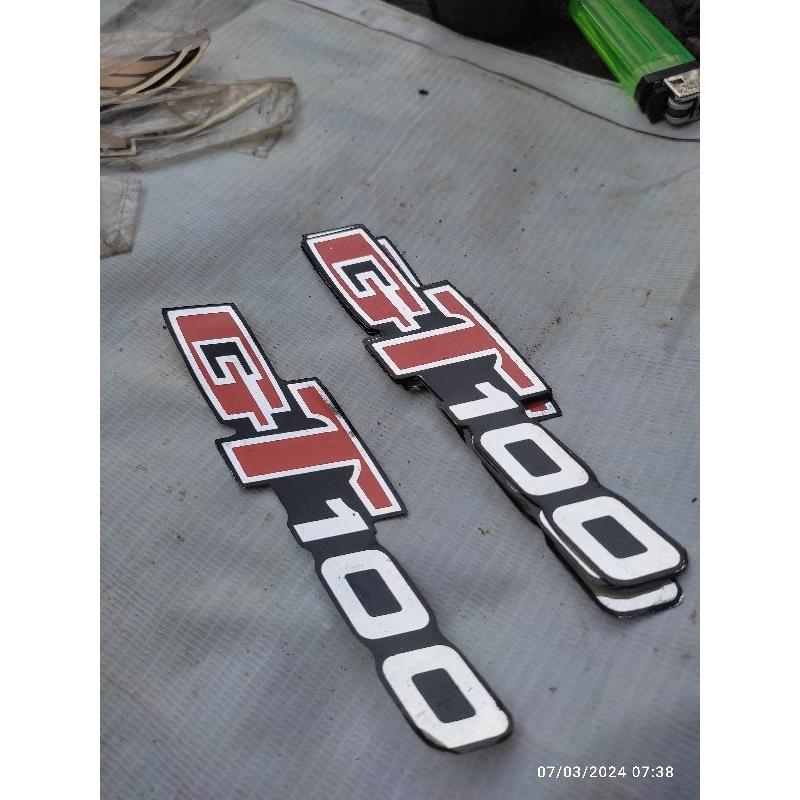 Suzuki GT 100/kempol สติ ๊ กเกอร ์ สัญลักษณ ์ กล ่ องแบตเตอรี ่
