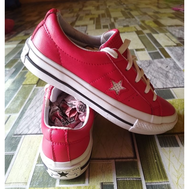 Preloved รองเท้าผ้าใบ Converse สเก็ต one star มือสองของแท้ ไซส์ 36