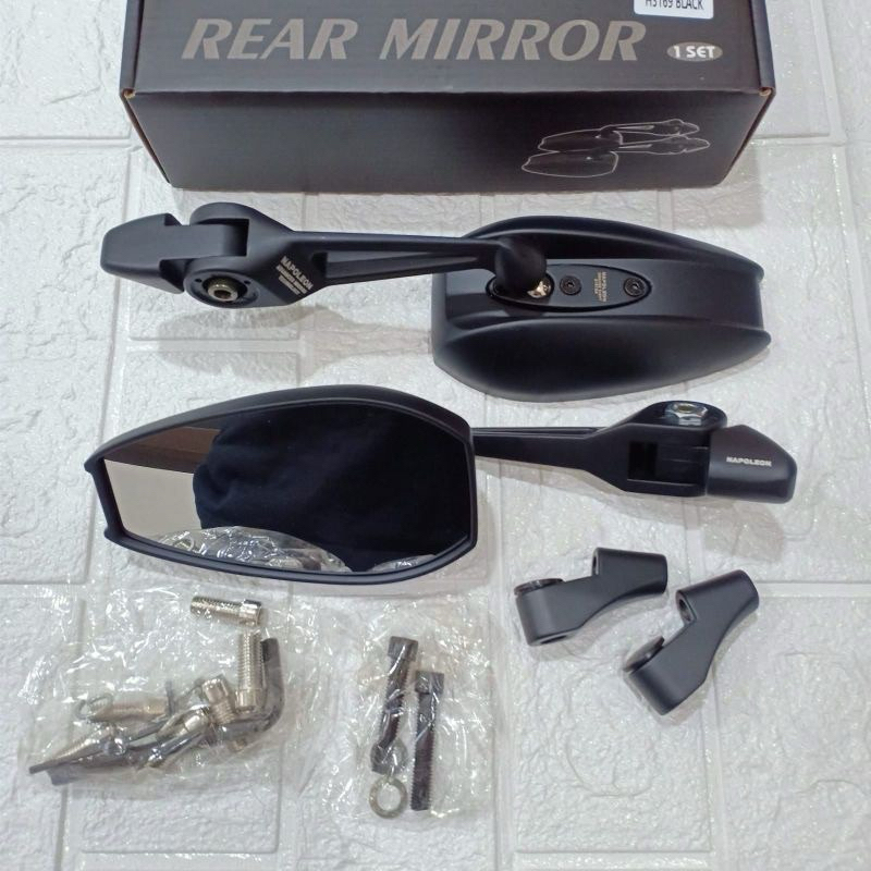 Napoleon Batman กระจกมองหลัง Full Cnc วัสดุ Universal Nmax Pcx Aerox Vario Scoopy Beat Mio Etc.