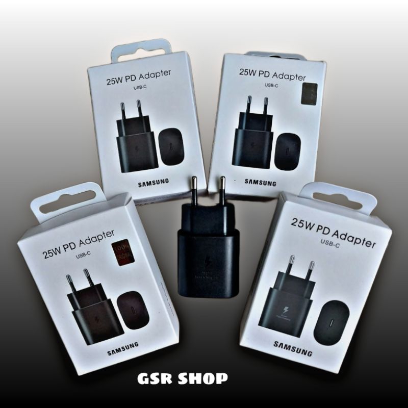 SAMSUNG 25W ADAPTER ORIGINAL 100% SUPER FAST CHARGING ADAPTER TYPE C / C ถึง C