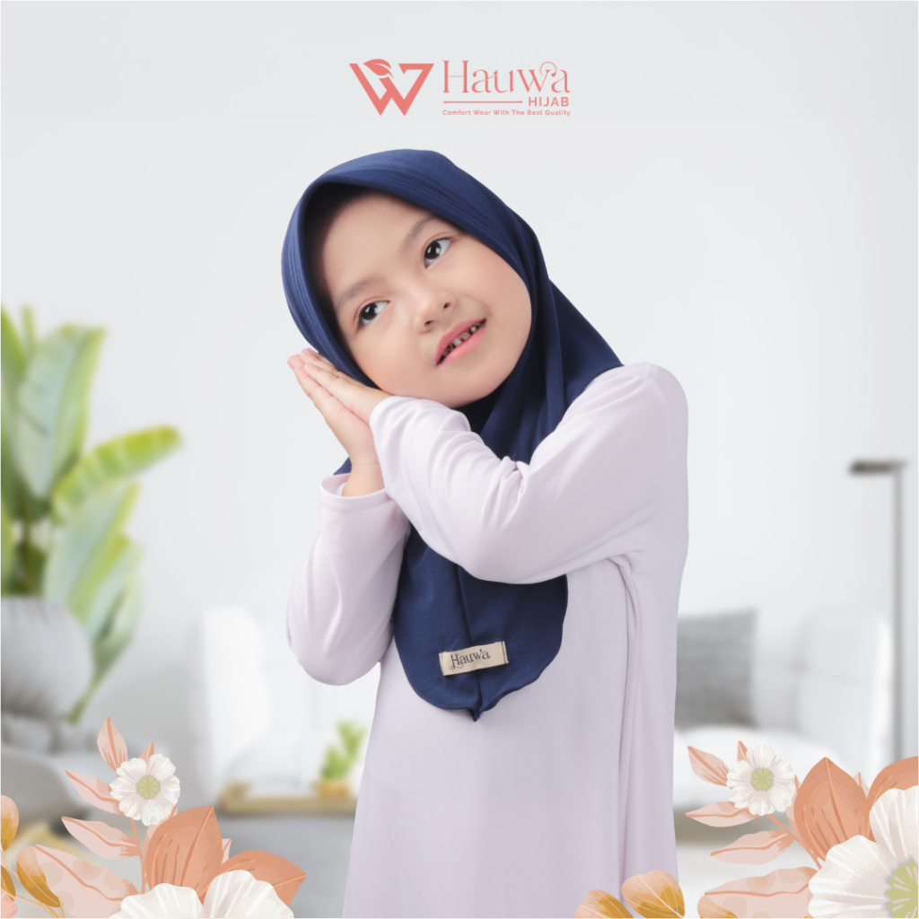 HAUWA Kids - Bergo Azela Children 2 ถึง 5 ปี