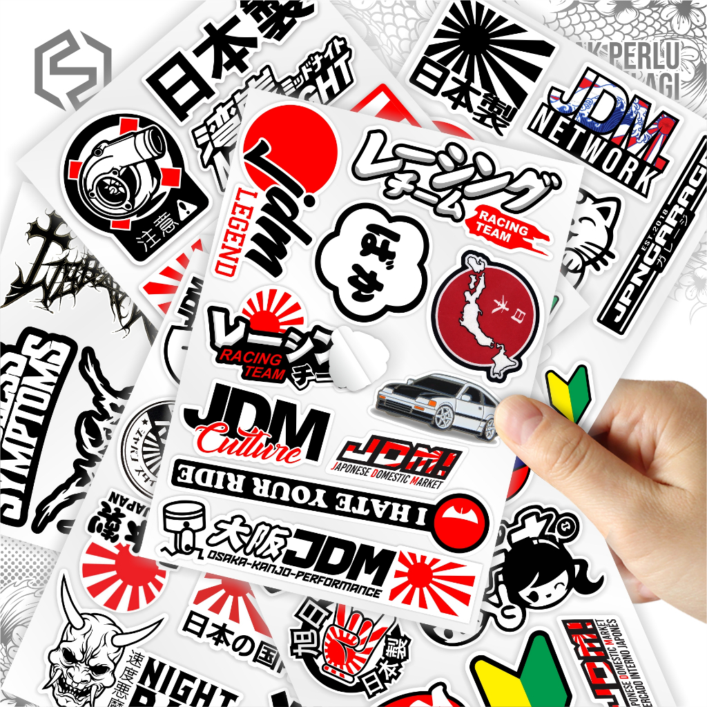 สติ๊กเกอร์ติดรถ, สติ๊กเกอร์ JDM, สติ๊กเกอร์ JDM, สติ๊กเกอร์ติดรถ JDM, ตลาดในประเทศญี่ปุ่น, JDM01