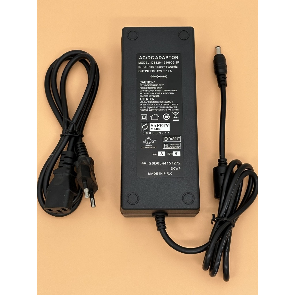 ADAPTER 12V 10A POWER SUPPLY 12V 10A SWITCHING ADAPTER LED Strip Monitor 12V 10A เดิม
