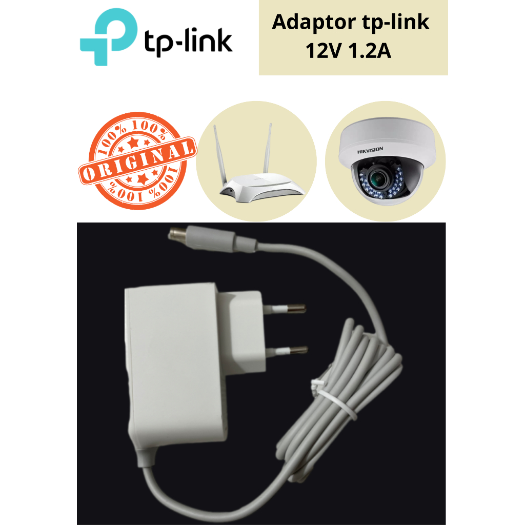 ต้นฉบับ TPLINK ADAPTER 12V 1.2A WHITE tp-link MODEL: T120120-2C4 ADAPTER