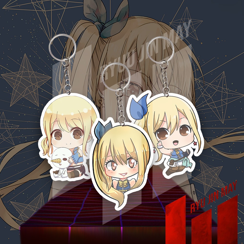พวงกุญแจ HP GANTUNGAN / พวงกุญแจโทรศัพท์มือถือ - Fairy Tail-Lucy Heartfilia