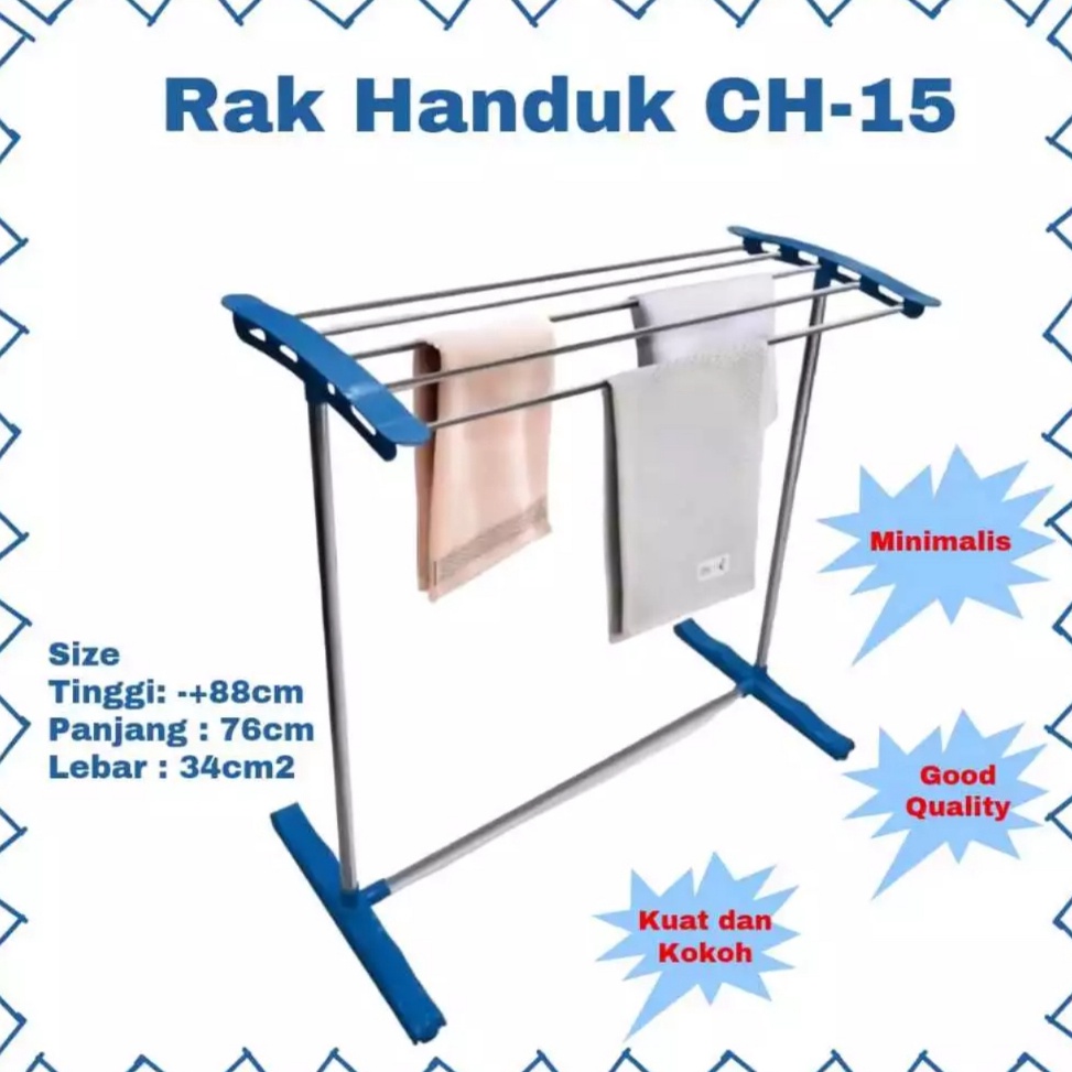 FAUS MULTIPURPOSE เสื้อผ้า TOWEL CLONE STRONG STURDY TOWEL RACK TOWEL STAND