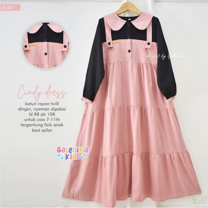 SQUIRA - cindy galerina MAXY KIDS BY ARSYILA - MUFFY DRESS JEANS KIDS