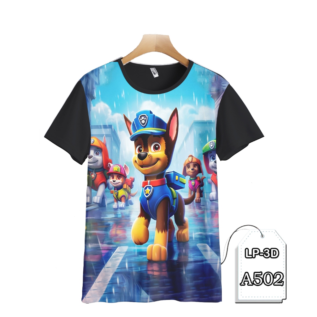 Paw Patrol 3D เสื้อผ้าเด็ก ลายอนิเมะยอดฮิต LP3D-A502