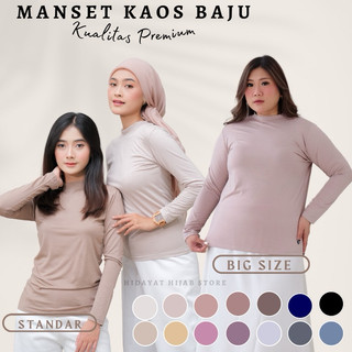 HIDAYAT HIJAB - Manset Premium Basic Turtle Neck /Manset Kaos Adem